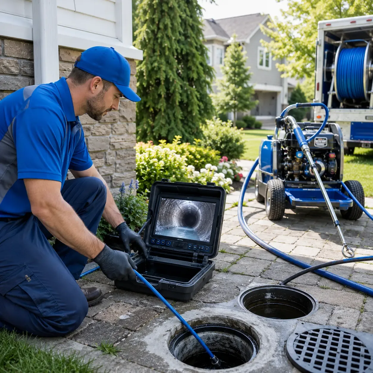 Outdoor drain cleaning professionals serving Glenview, IL